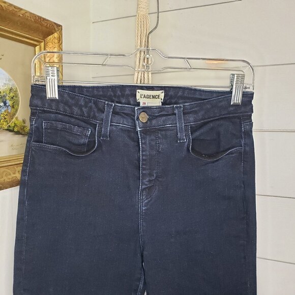 L'agence Margot High Rise Skinny in Eclipse Size 28 - Picture 6 of 8